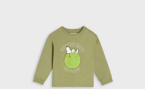 Sinsay Girl's Light  Green Sweatshirt ANFK155