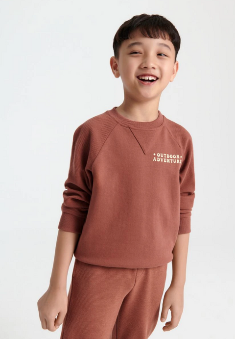 Sinsay Boy's Brick  Sweatshirt | Sinsay In Lebanon