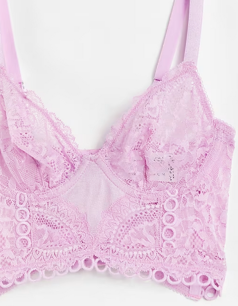 ASOS DESIGN Women's Pink Corset ANF3520