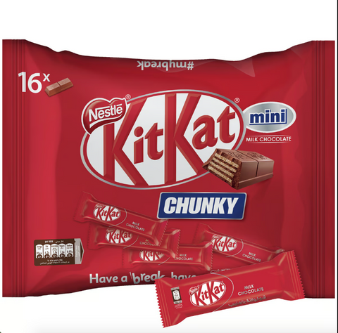 Nestle Kitkat Mini Chunky 250g 16pcs| Nestle In Lebanon