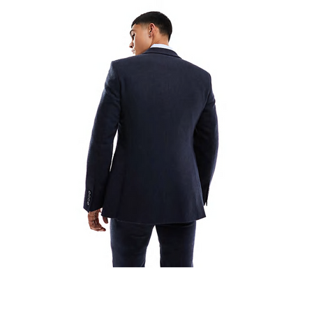 Asos Design Men's Navy Blue Blazer ANF3062