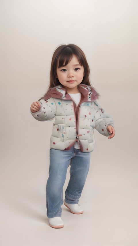 Snozu Baby Girl's White Jacket with Hat |Snozu in Lebanon