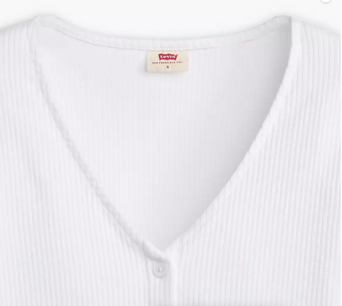 Levi's Women's White Muse Long Sleeve Blouse| Levi's in Lebanon
