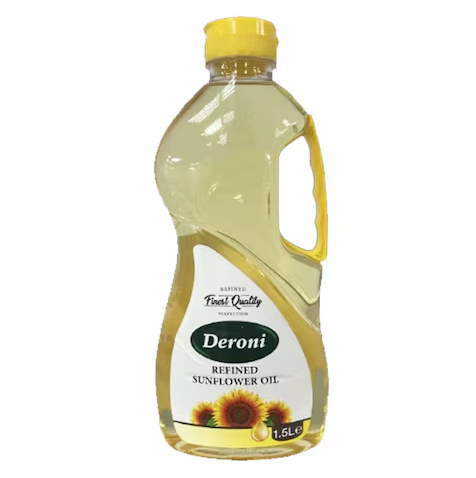 Deroni Refined Sunflower Oil 1.5L | Deroni In Lebanon