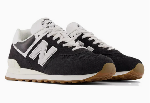New Balance 574 Women's Black & Grey Sneakers | New Balance In Lebanon