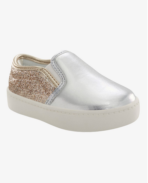 Carter's Girl's Metallic Silver Slip-On Casual Shoes | Carter's In Lebanon