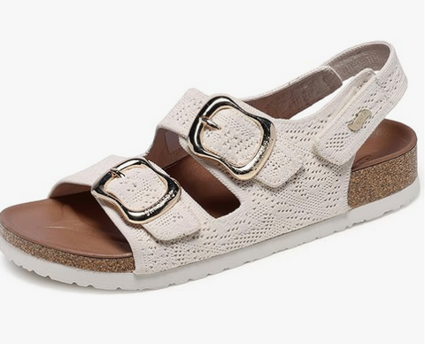 Skechers Women's Off White Special Summer Arch Fit Granola Slide Sandal | Skechers In Lebanon