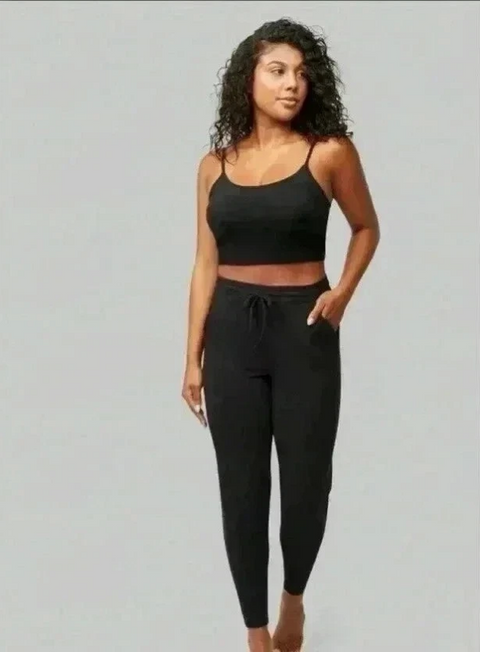 Hanes Women's Black EcoSmart Jogger Leggings | Hanes In Lebanon