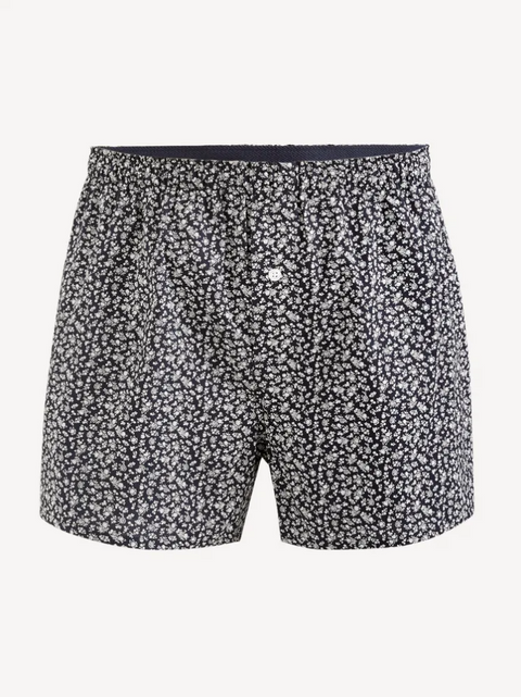 Celio Men’s Navy Fiwolib Woven Boxer | Celio in Lebanon