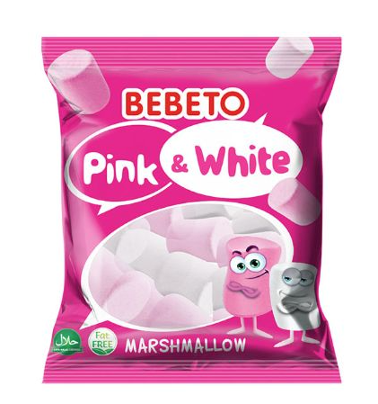 Bebeto Marshmallow Pink & White 60g | Bebeto In Lebanon
