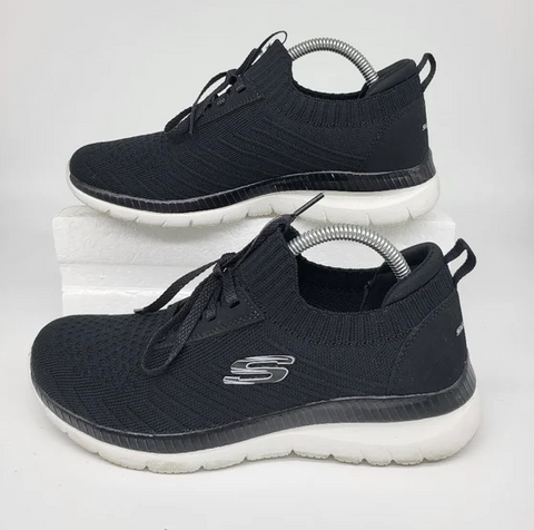 Skechers Women's Black Sneaker Shoes ABS164 shr