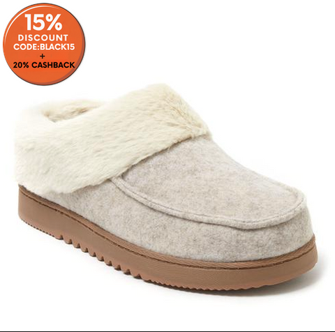 Dearfoams Women's Light Beige Panduf |Dearfoams in Lebanon