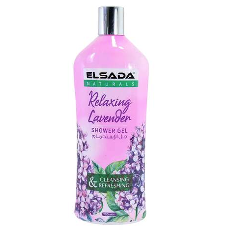 Elsada Naturals Relaxing Lavender Shower Gel 750ml