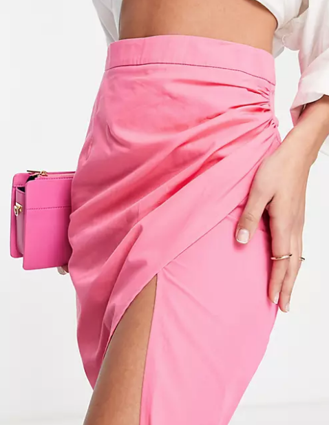 Asos Design Women's Pink Skirt ANF1151