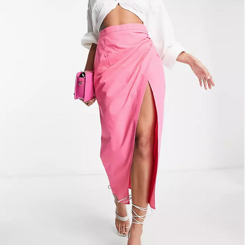 Asos Design Women's Pink Skirt ANF1151