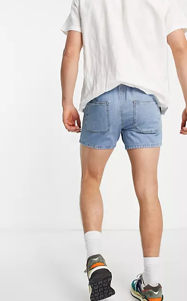 ASOS DESIGN Men's Blue Short ANF1141