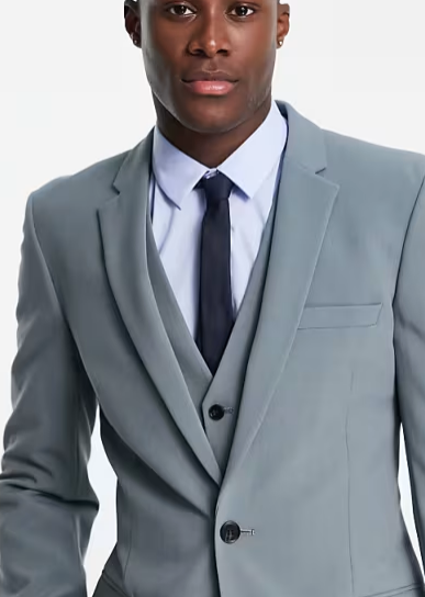 ASOS Design Men's Muted Blue Blazer ANF2178