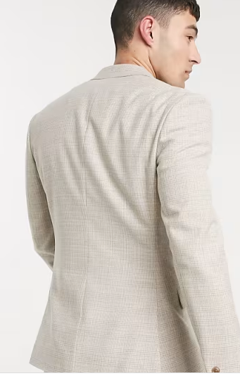 Asos Design  Men's Beige Blazer AMFJ172