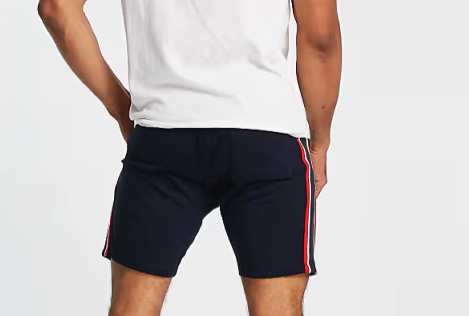 Asos Design Men's Navy Blue Short ANF2418