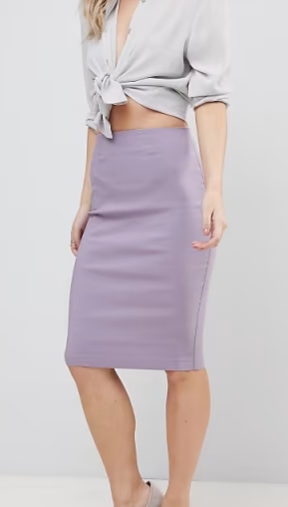 Asos Design Women's Lilac Skirt ANF3250