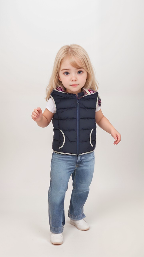 S.Oliver Girl's Navy Zippered Vest |S.Olive in Lebanon