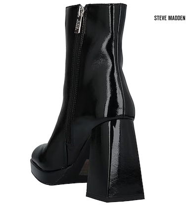 Steve Madden Women's Black Bizerk Synthetic Ankled Boots  |Steve Madden in Lebanon