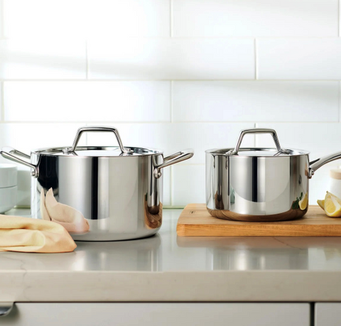 Tramontina 4-pieces Tri-Ply Clad Sauce Pan Set | Tramontina In Lebanon