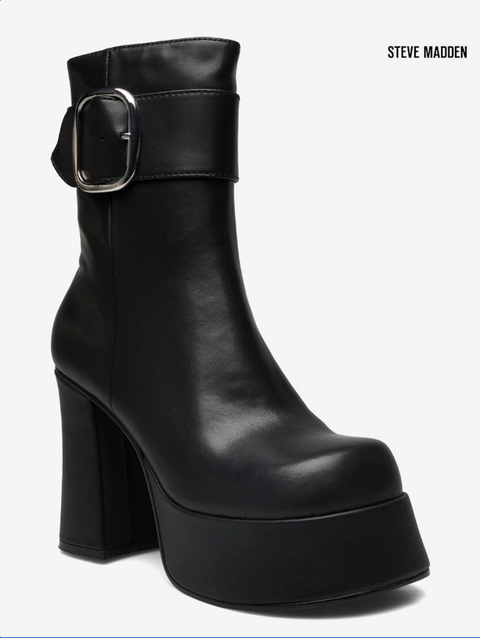 Steve Madden Women's Black Siren BLK Action Leather Boots |Steve Madden in Lebanon