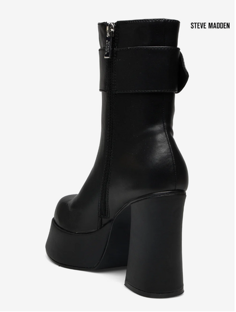 Steve Madden Women's Black Siren BLK Action Leather Boots |Steve Madden in Lebanon