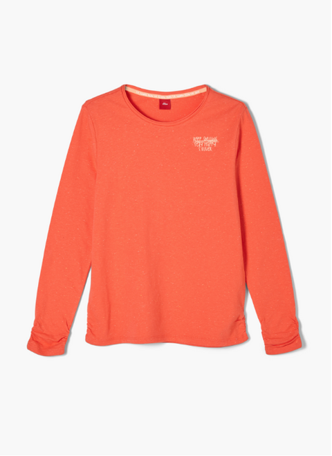 S.Oliver Girl's Coral Long-Sleeve Blouse |S.Oliver in Lebanon