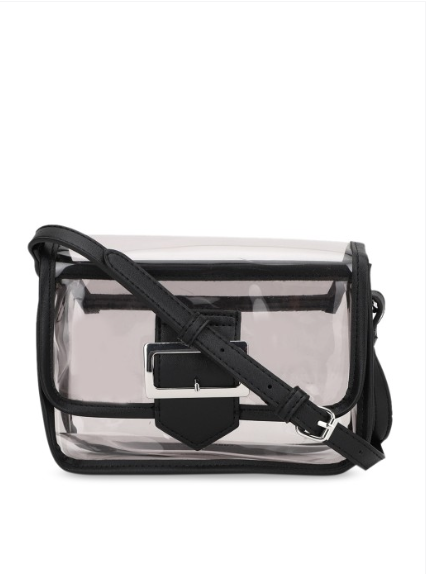 Forever 21 Women's  Black Solid Sling and Cross bag | Forever 21 in Lebanon