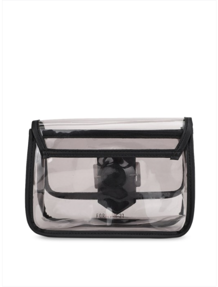 Forever 21 Women's  Black Solid Sling and Cross bag | Forever 21 in Lebanon