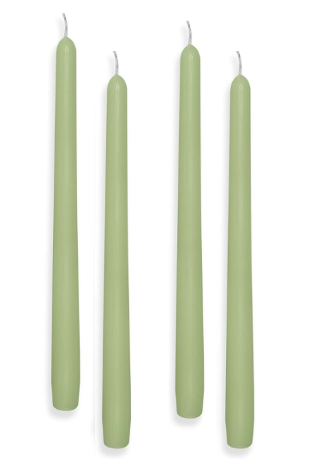 KCB Candle Company Mint Green Candles 4pcs | KCB Candle Company In Lebanon