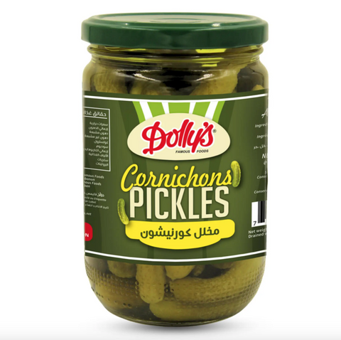 Dolly's Cornichons Pickles 640g | Dolly's In Lebanon