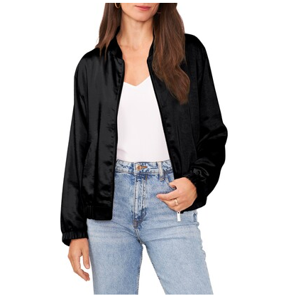 Vince Camuto Women's Black Metallic Long Sleeve Jacket |Vince Camuto In Lebanon