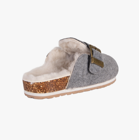 Cloud Nine Women's Grey Shirley Scuff2 Slippers | Cloud Nine In Lebanon