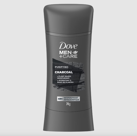 Dove Men +Care Purifying Charcoal Plant-Based Moisturizer 48h Antiperspirant 74g | Dove In Lebanon