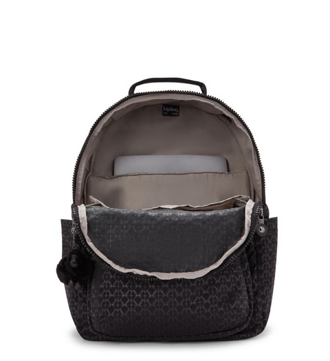 Kipling Women's Black Seoul Backpack with Tablet Zipp | Kipling In Lebanon