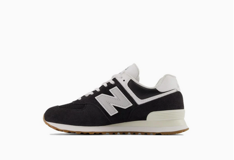 New Balance 574 Women's Black & Grey Sneakers | New Balance In Lebanon