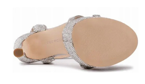Steve Madden Women's Silver Rhinestone Marciana-r+ Heeled Sandal |Steve Madden In Lebanon