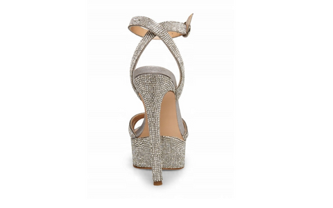 Steve Madden Women's Silver Rhinestone Marciana-r+ Heeled Sandal |Steve Madden In Lebanon