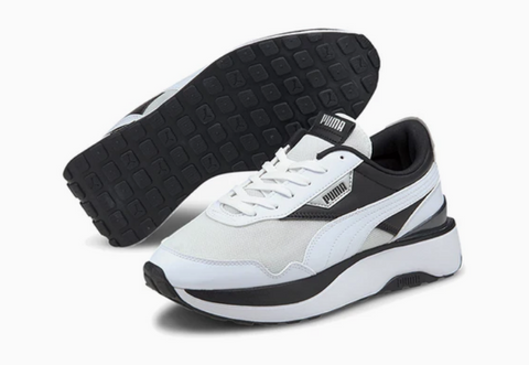 Puma Women's Black & White Cruise Rider Sneakers | Puma In Lebanon