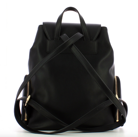 Trussardi Black Leather Backpack | Trussardi In Lebanon