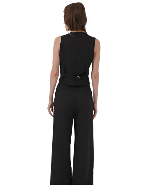 Big Dart Women's Black Vest & Trousers 2pcs Set | Big Dart In Lebanon