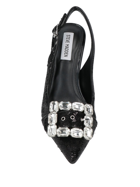 Steve Madden Women's Black Sequins Close Up-S Heels |Steve Madden In Lebanon