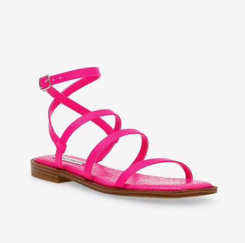 Steve Madden Women's Fuchsia Synthetic Superbly Sandal |Steve Madden In Lebanon