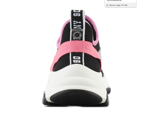 Steve Madden Women's Black & Pink Match Sneakers |Steve Madden In Lebanon