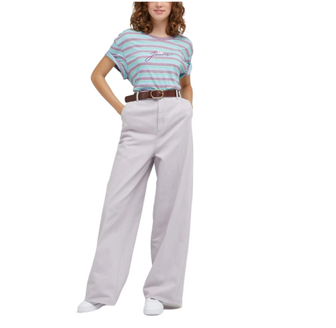 Lee Women's Light Gray Wide Leg Jeans | Lee In Lebanon