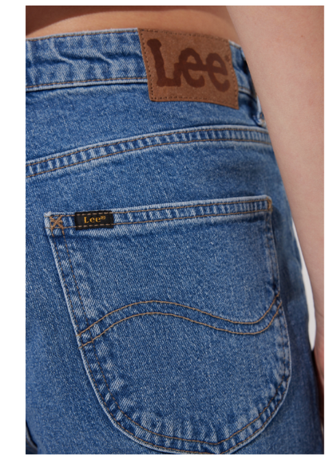 Lee Women's Blue Mid Wash Carol Regular Straight Jeans | Lee In Lebanon