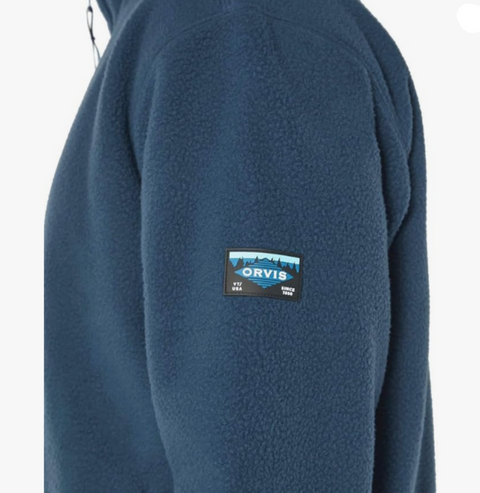 ORVIS Men's Navy Blue Fleece Full Zipper Jacket | ORVIS in Lebanon